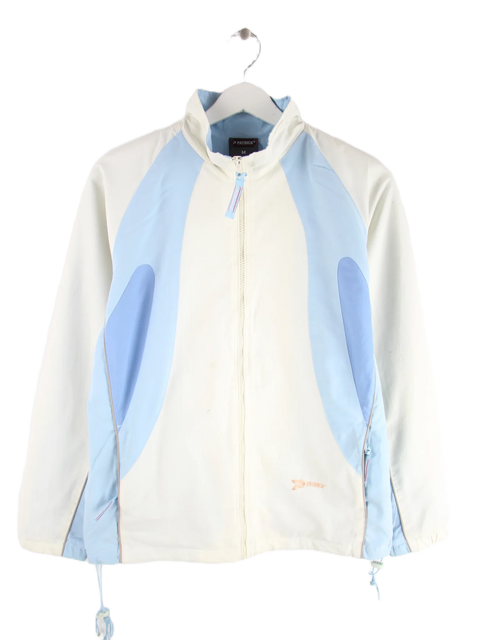 Vintage Leichte Jacke Weiß M – Vorderseite