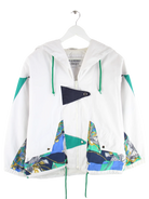 Vintage Leichte Jacke Weiß M – Vorderseite