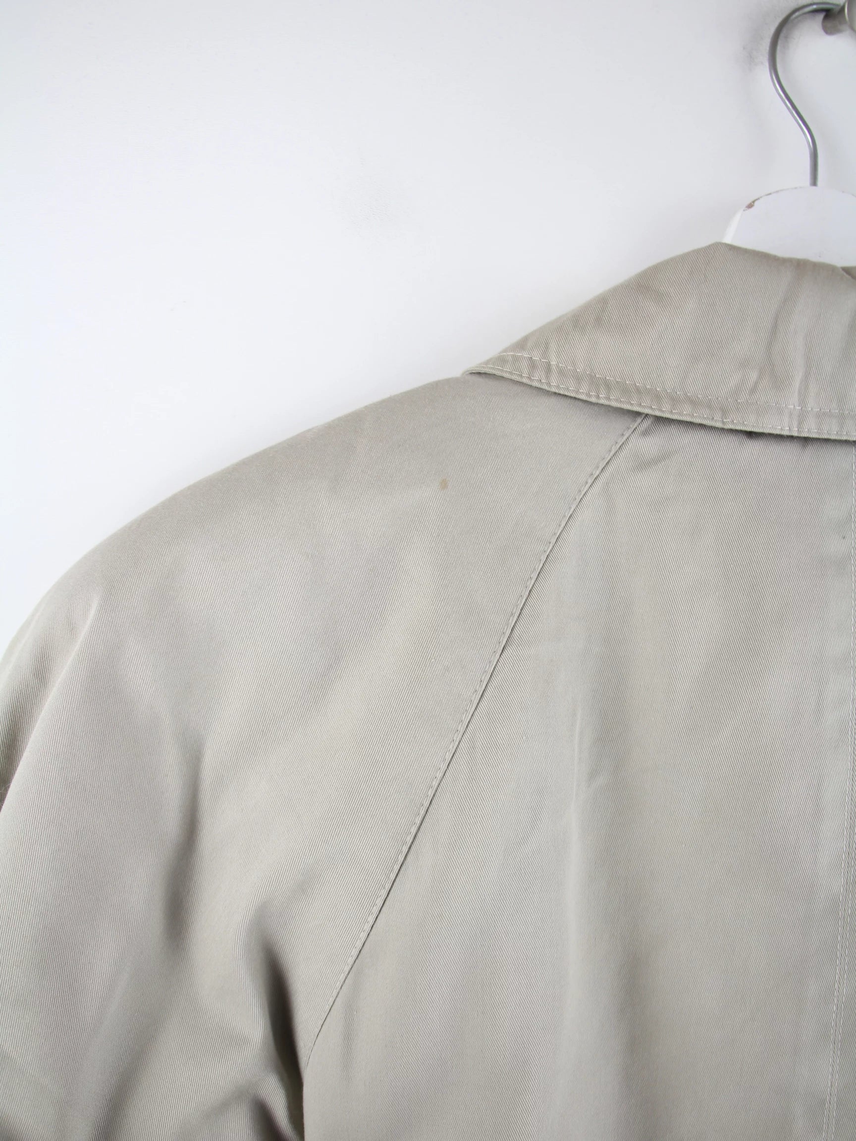 Vintage Mantel Beige L – Detailbild 2