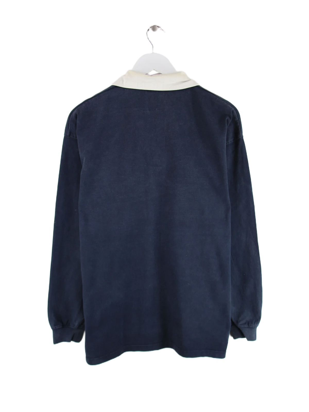 Vintage Polo Blau M – Rückseite