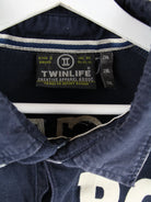 Vintage Polo Blau XXL – Detailansicht Vorderseite