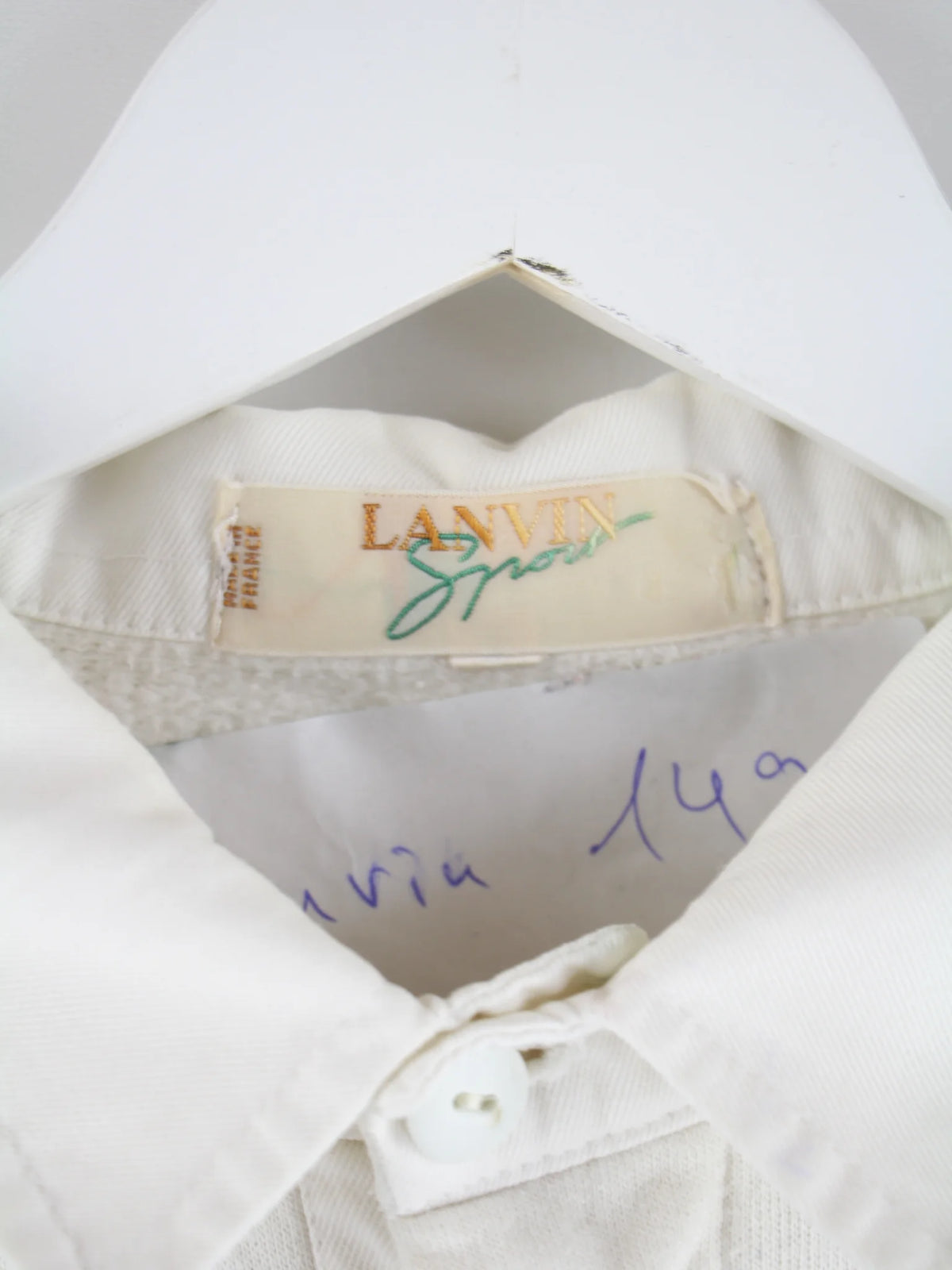 Vintage Polo Mehrfarbig XL – Etikett