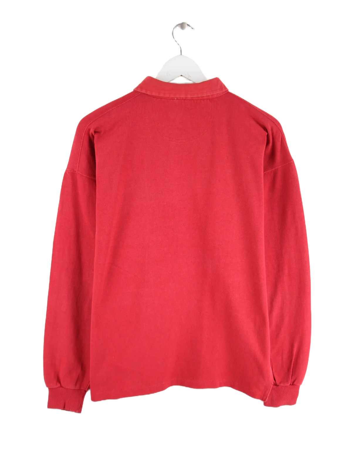 Vintage Polo Rot L – Rückseite