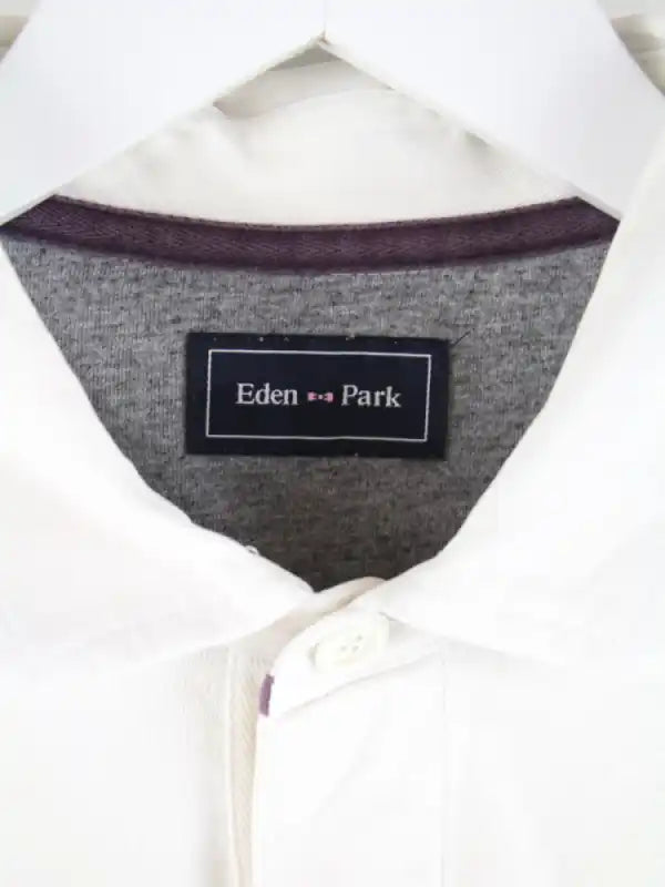 Vintage Polo Weiß M – Etikett