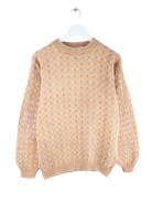 Vintage Pullover Beige M – Vorderseite