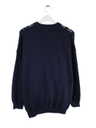 Vintage Pullover Blau M – Rückseite