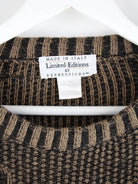 Vintage Pullover Braun M – Etikett