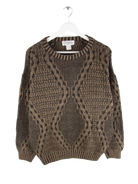 Vintage Pullover Braun M – Vorderseite