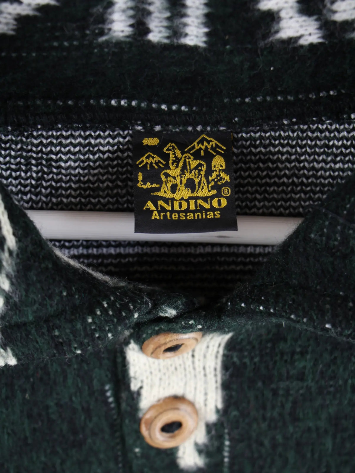 Vintage Pullover Grün 3XL – Etikett