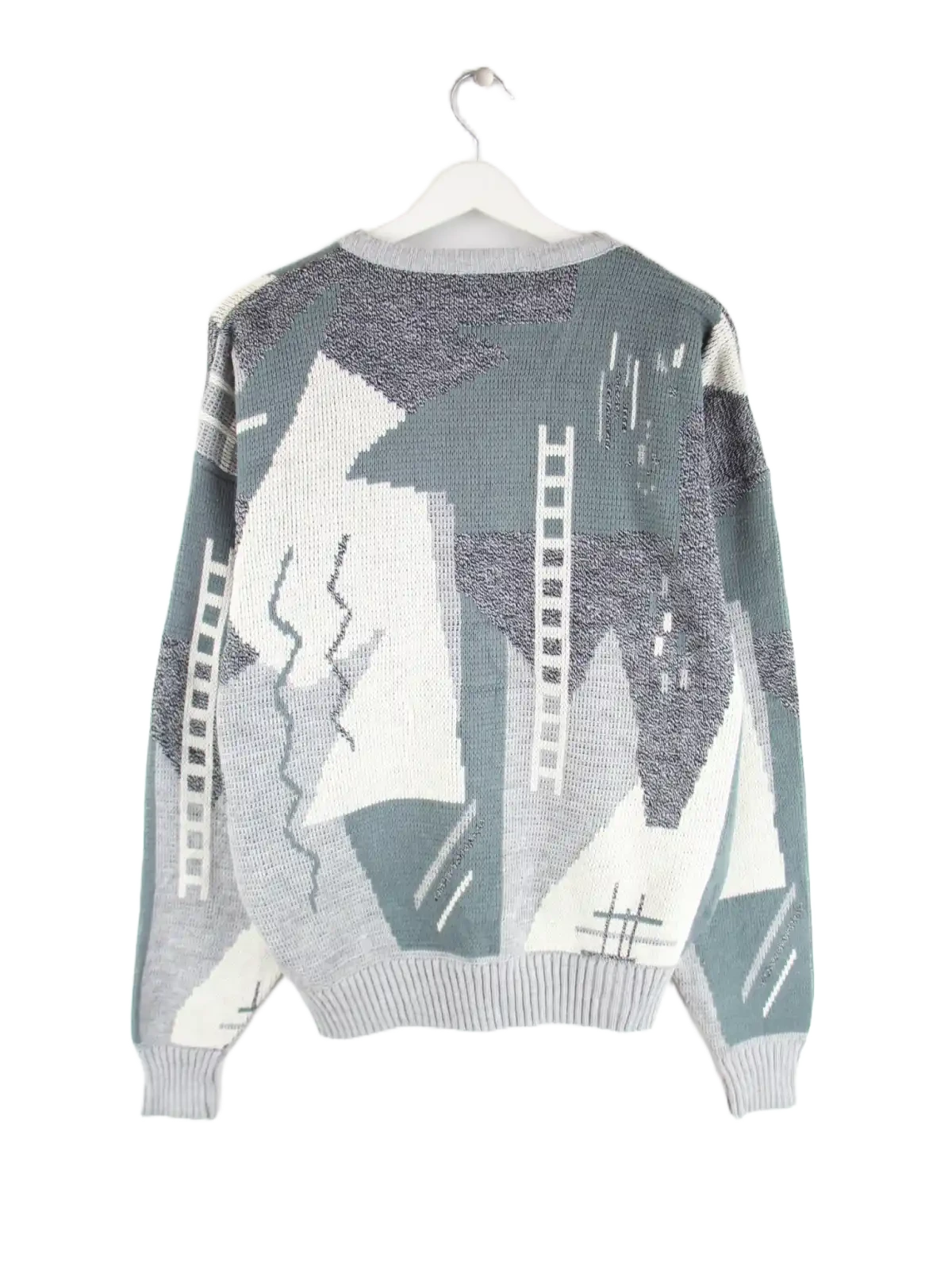 Vintage Pullover Mehrfarbig XXL – Rückseite