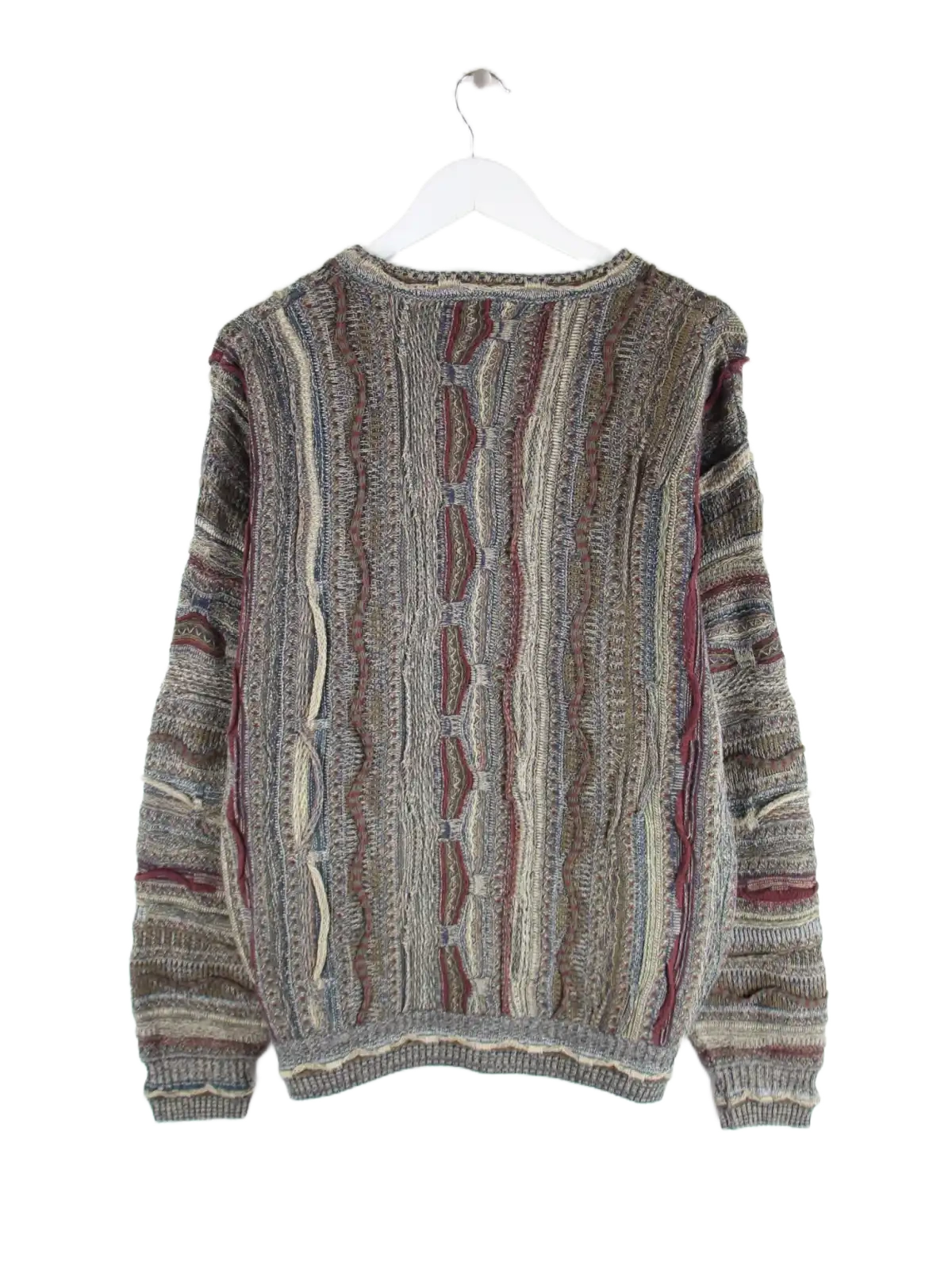 Vintage Pullover Mehrfarbig L – Rückseite