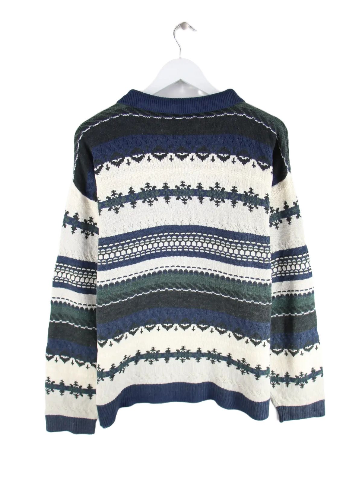 Vintage Pullover Mehrfarbig XL – Rückseite