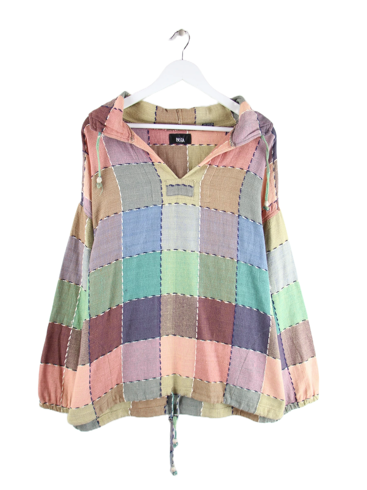 Vintage Pullover Mehrfarbig One Size – Vorderseite