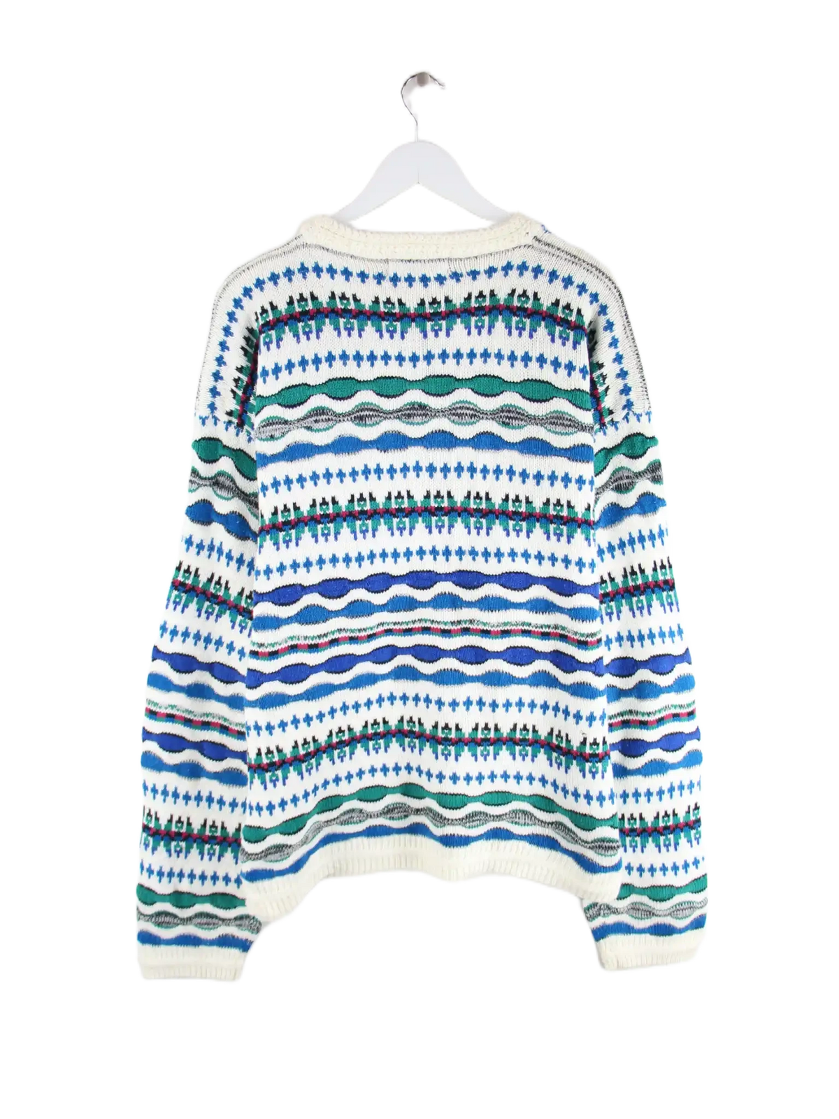 Vintage Pullover Weiß XL – Rückseite