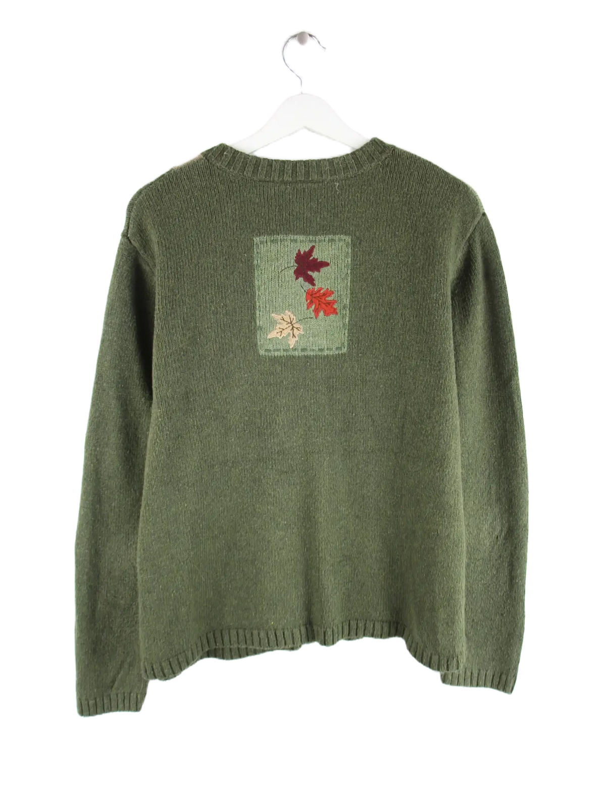 Vintage Strickjacke Grün XL – Rückseite