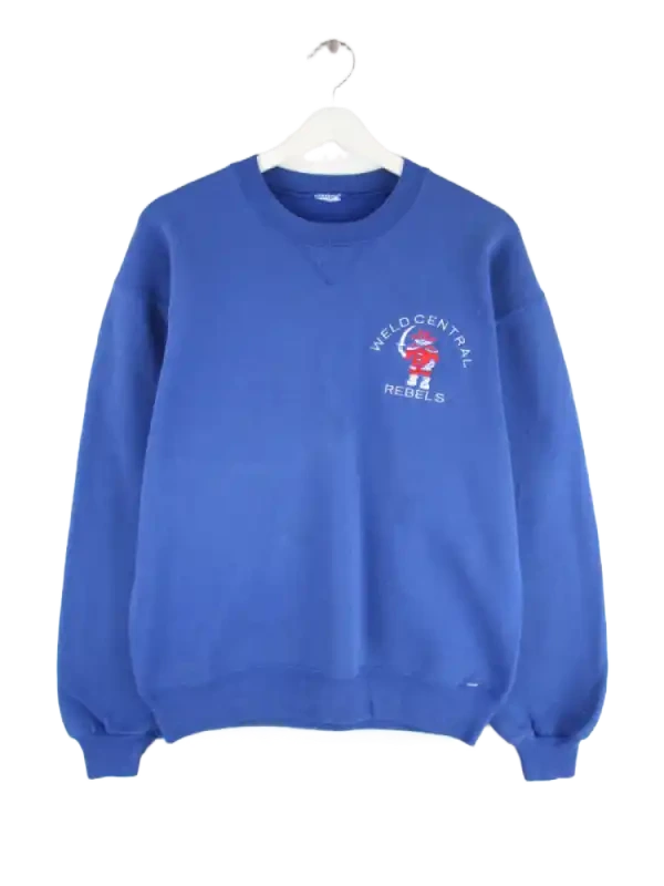 Vintage Sweater Blau L – Vorderseite