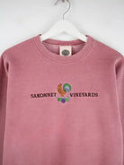 Vintage Sweater Rot M – Detailansicht Vorderseite