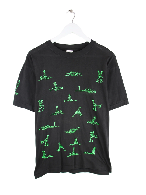 Vintage T-Shirt Schwarz M – Vorderseite