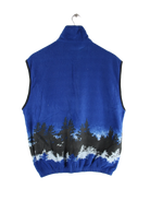 Vintage Weste Blau M – Rückseite
