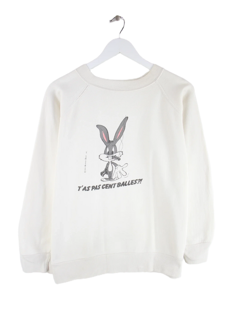 Warner Bros Sweater Weiß S – Vorderseite