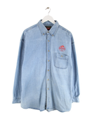 Wrangler Freizeit Hemd Blau XL – Vorderseite