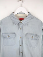 Wrangler Freizeit Hemd Blau XXL – Detailansicht Vorderseite