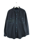 Wrangler Freizeit Hemd Schwarz XL – Vorderseite