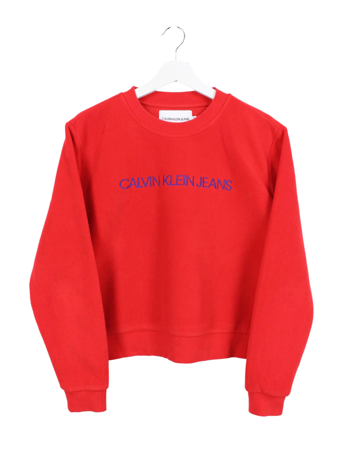 Calvin klein jeans red sweater shop