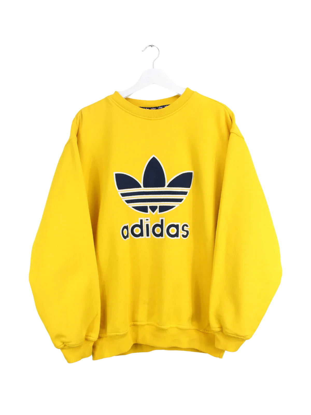 Mustard adidas sweatshirt sales