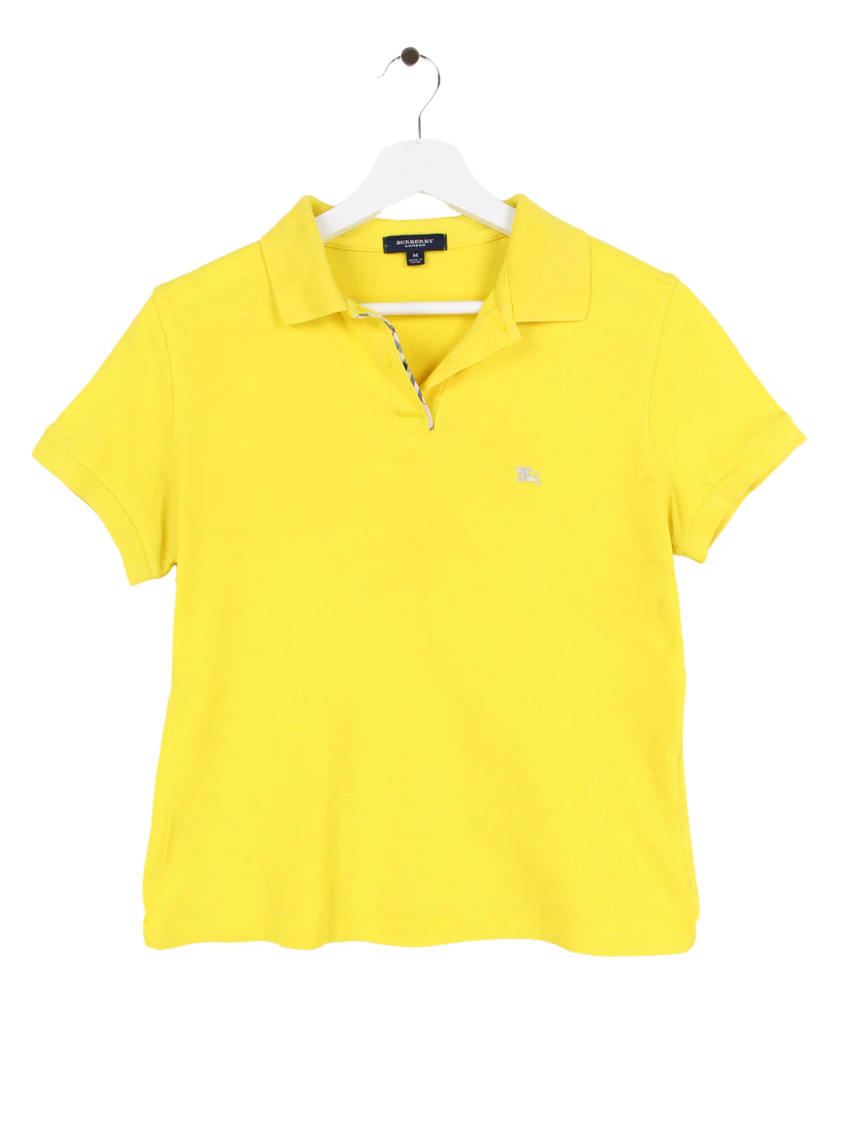 Burberry polo shirt yellow sales