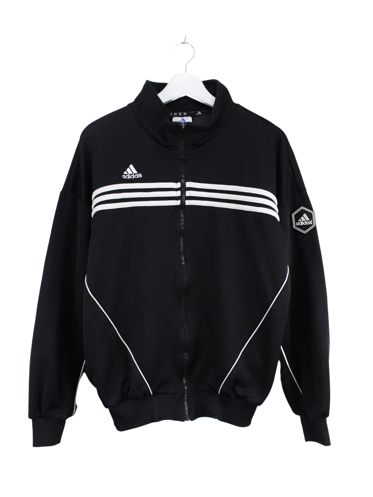 Adidas juventus jacket black on sale