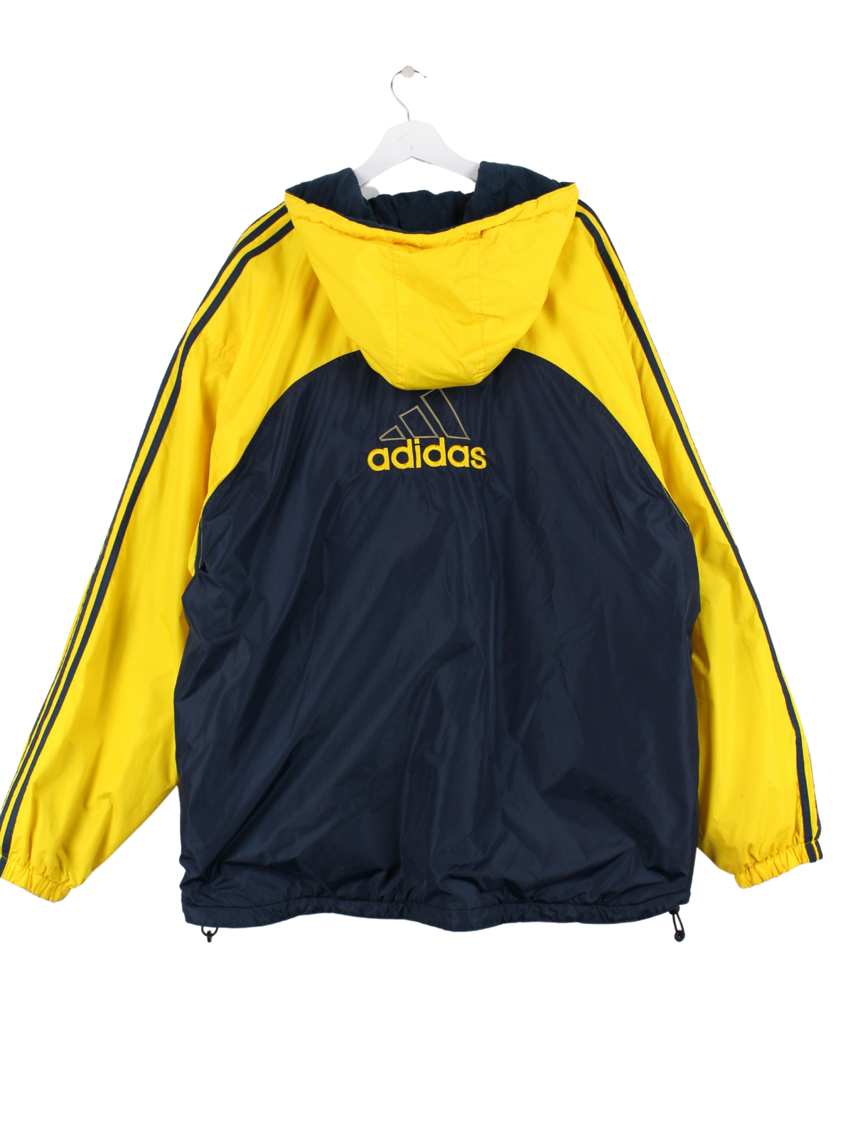Adidas jacket black and yellow sales