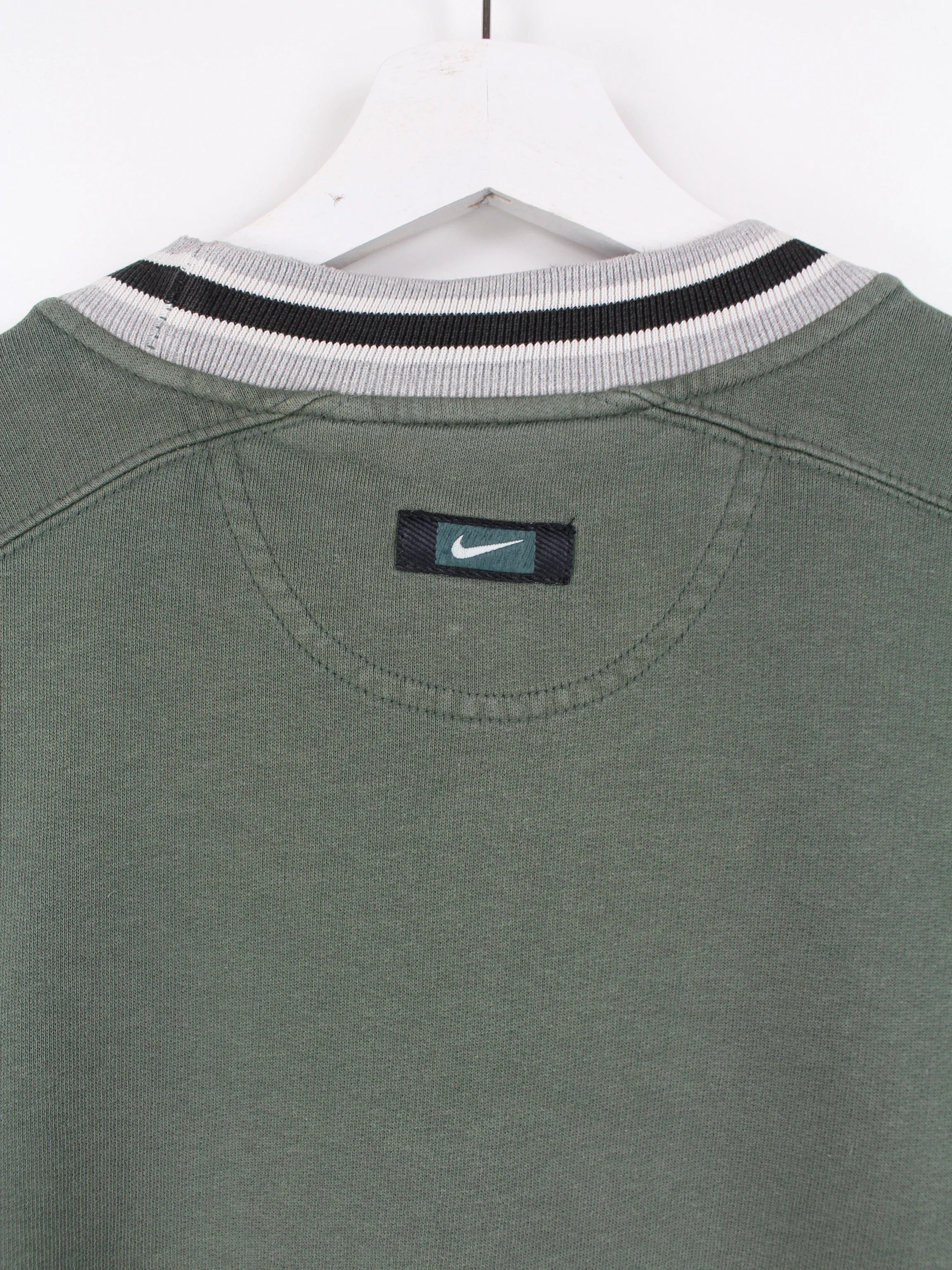 Nike 90s Big Swoosh Sweater Green L Peeces