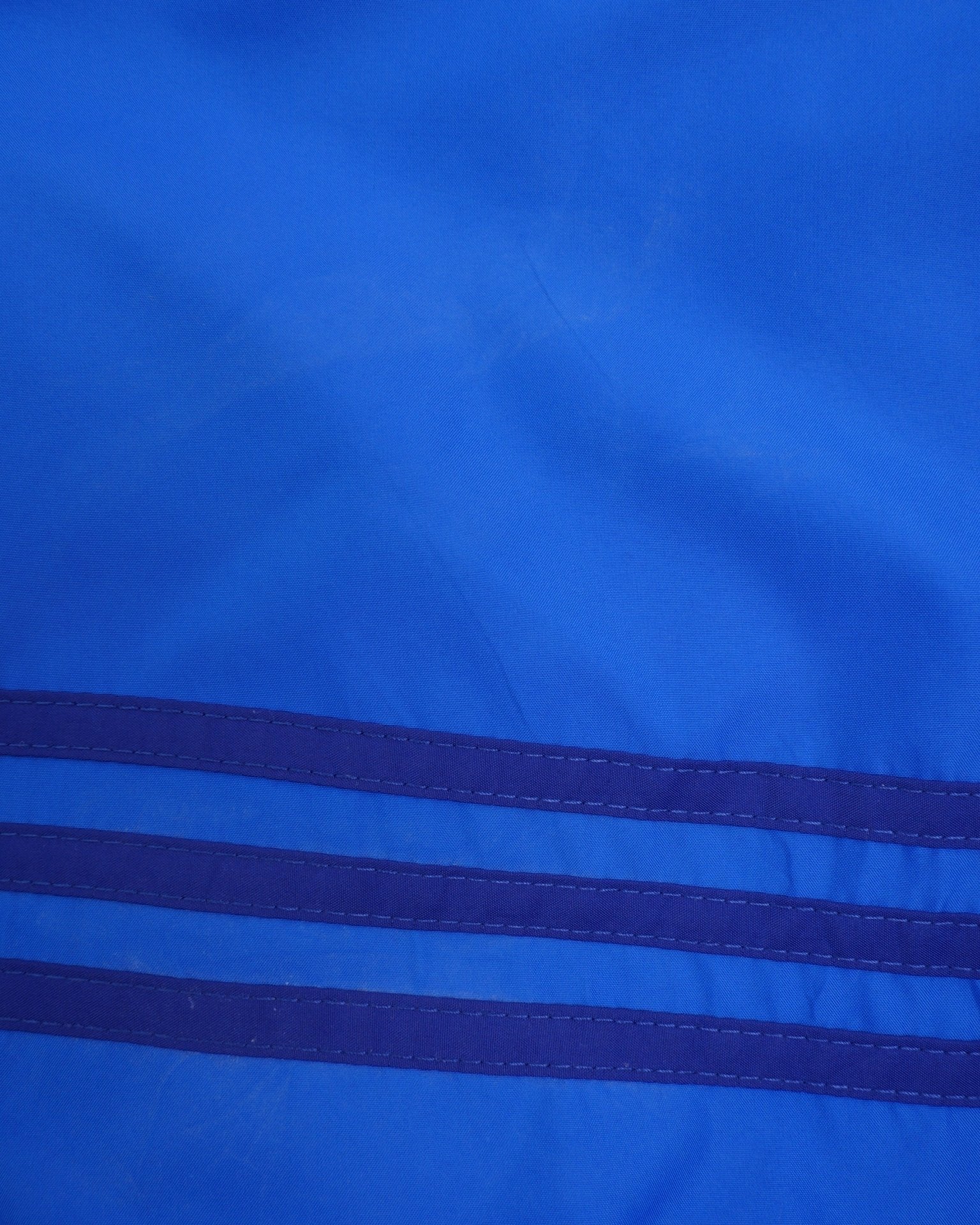 adidas embroidered Logo blue Windbreaker Track Jacket - Peeces