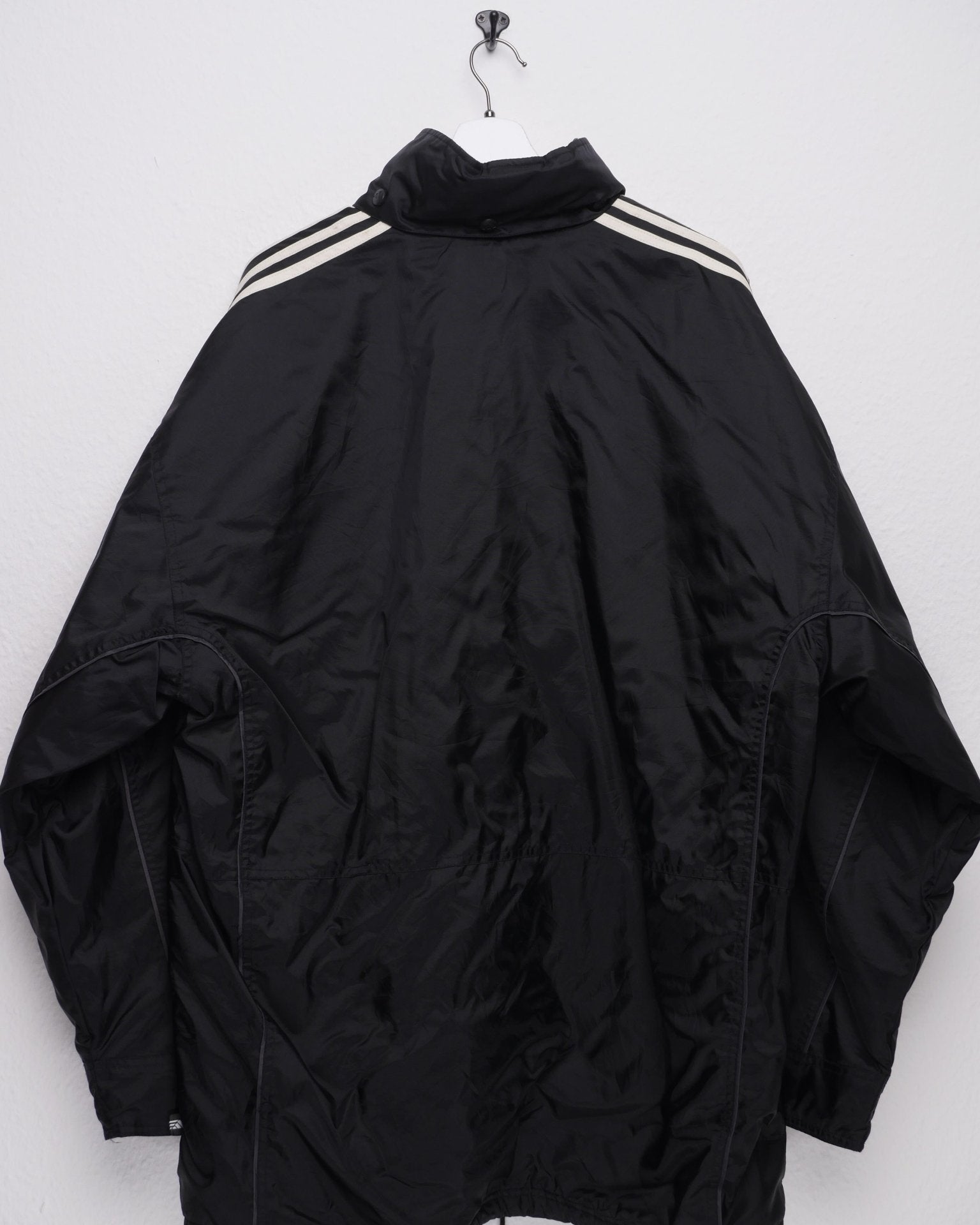 adidas embroidered Logo 'F.C. Fontaine' black oversized Jacke - Peeces