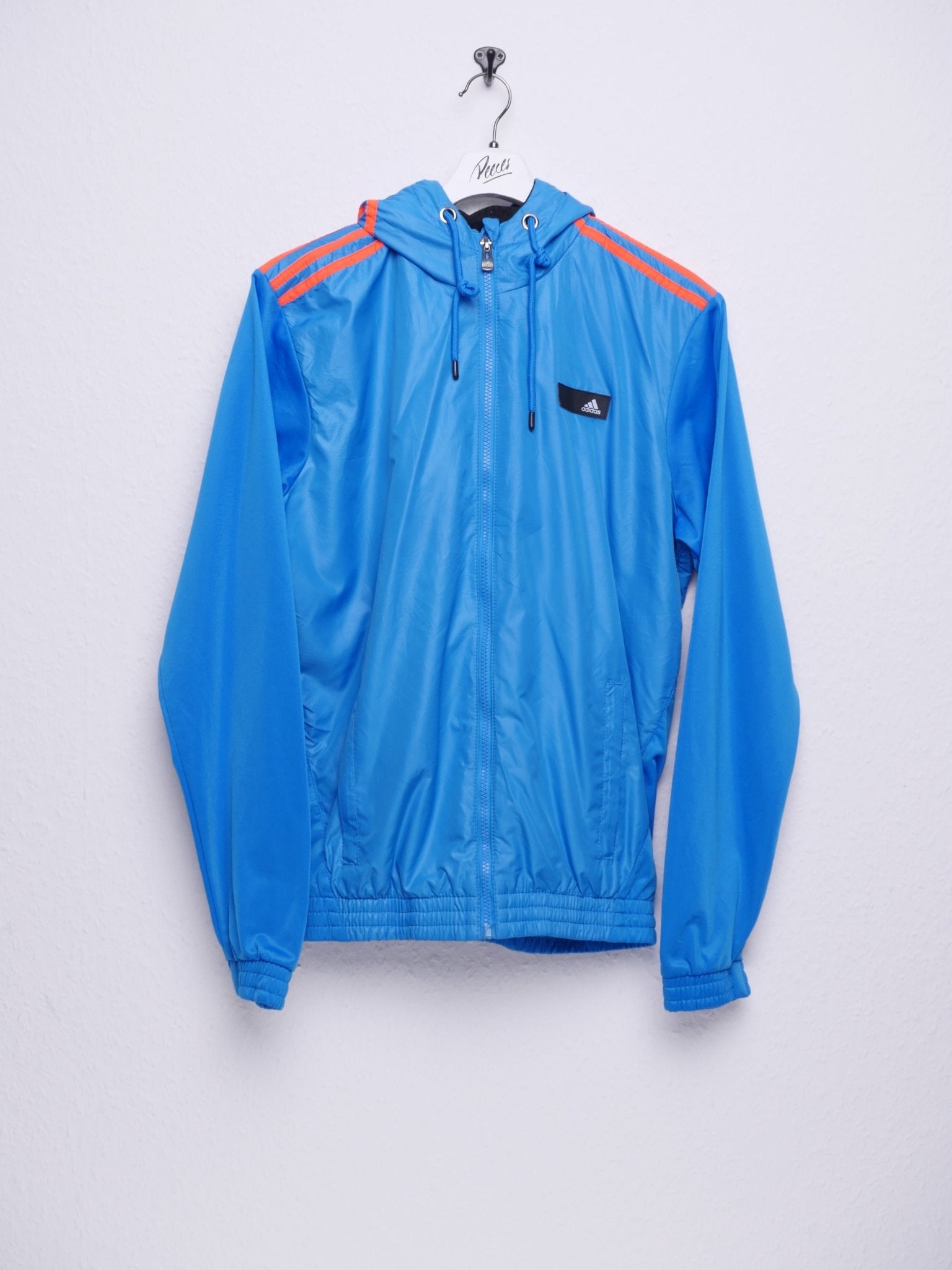 adidas embroidered Logo light blue Track Jacket - Peeces
