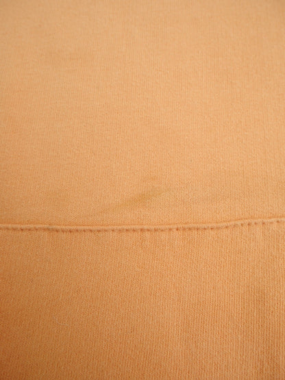 adidas embroidered Logo orange Hoodie - Peeces