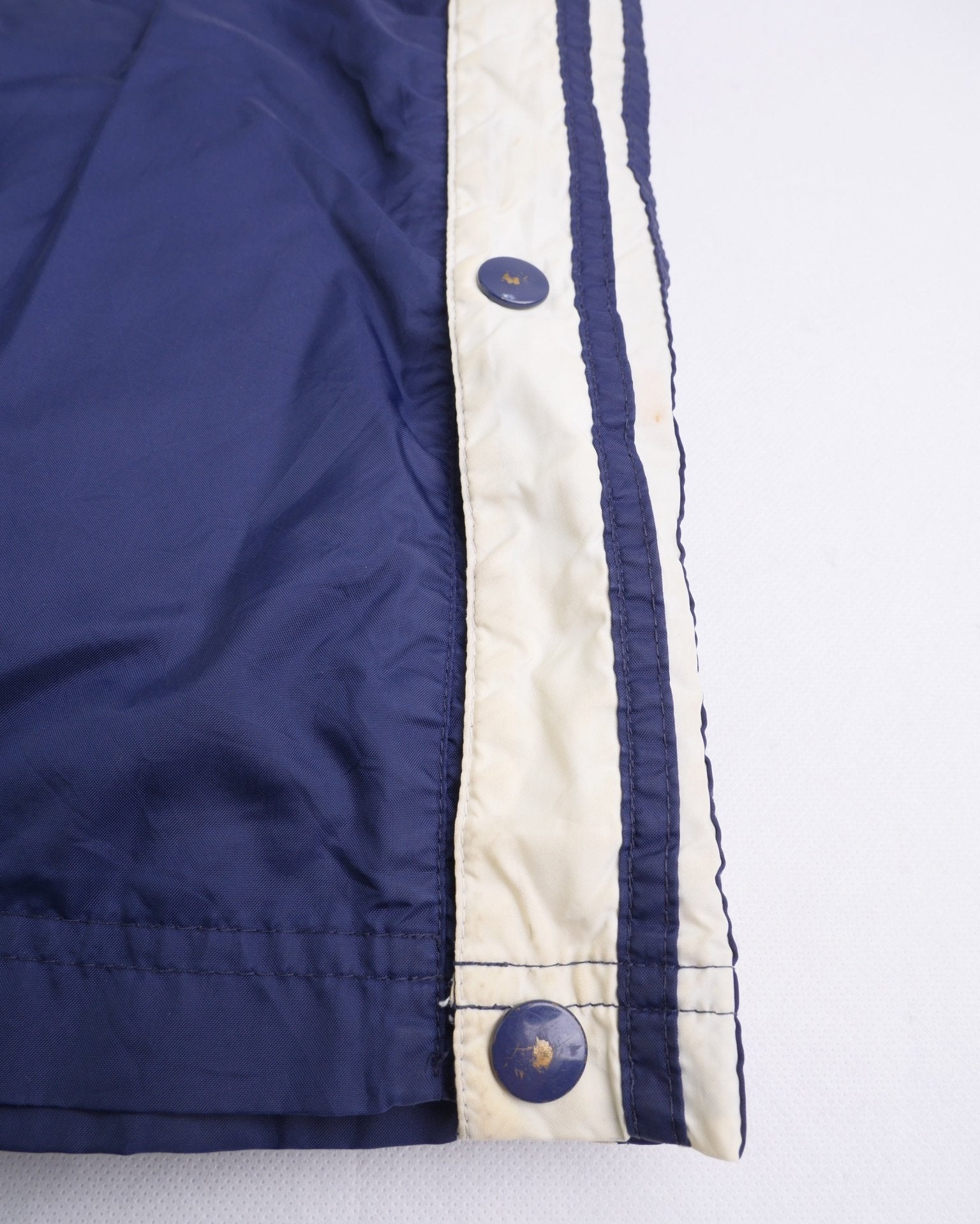 Adidas embroidered Logo Vintage navy Windbreaker Track Jacke - Peeces