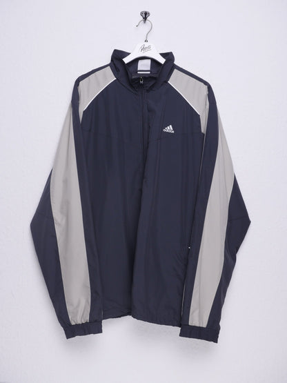 adidas embroidered Logo Vintage two toned Track Jacket - Peeces