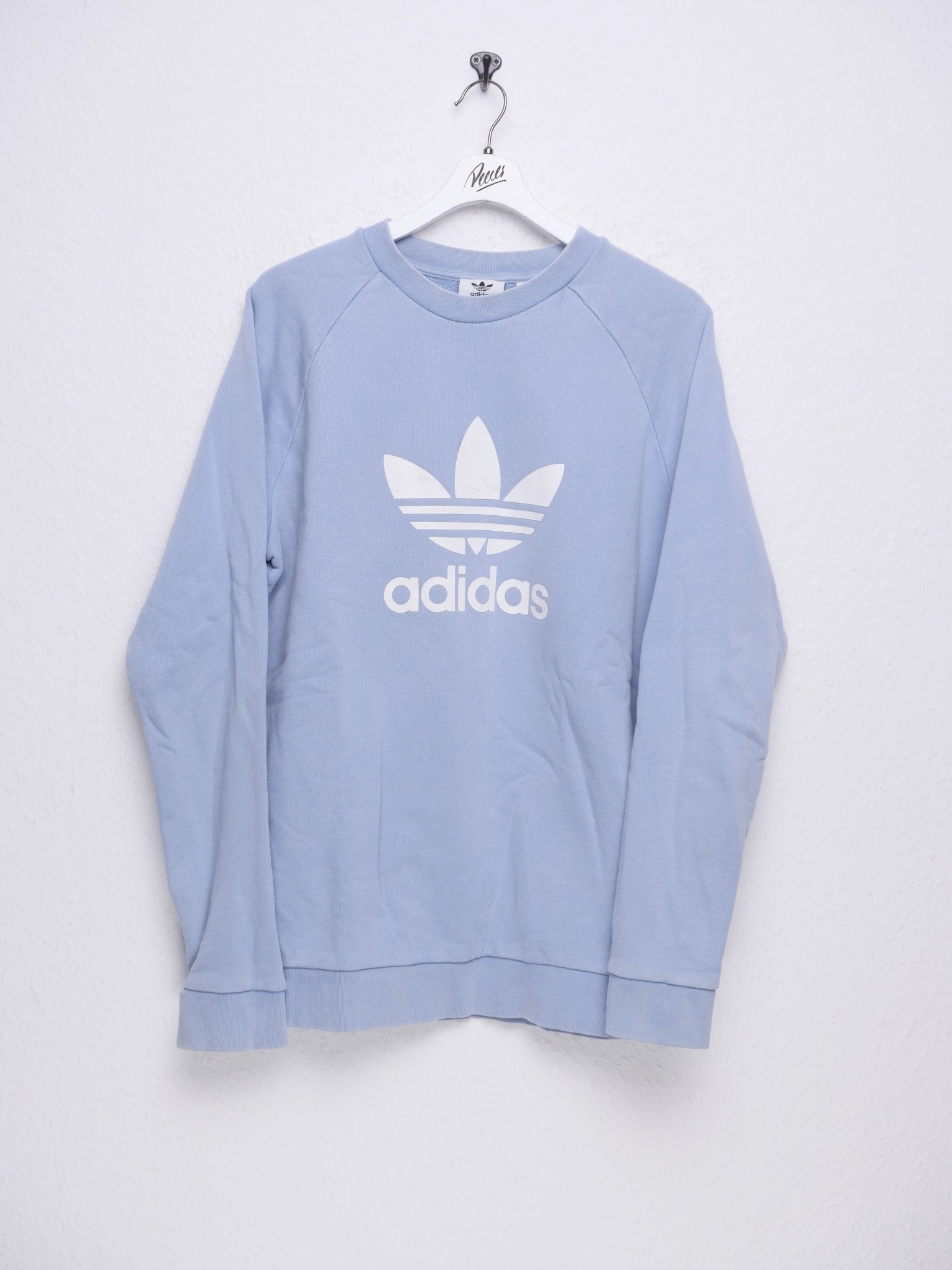Adidas printed Logo babyblue Sweater - Peeces