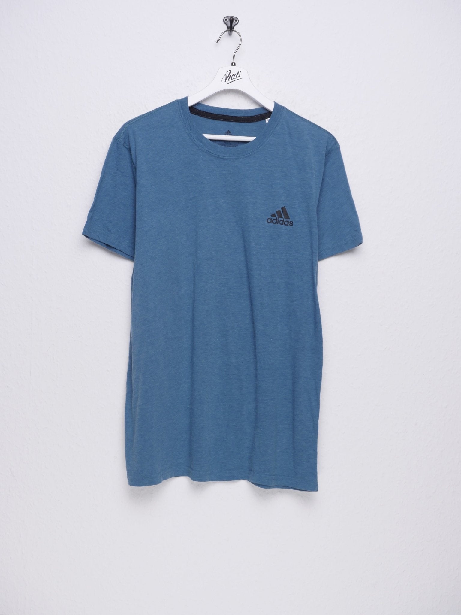 Adidas printed Logo basic blue Shirt - Peeces