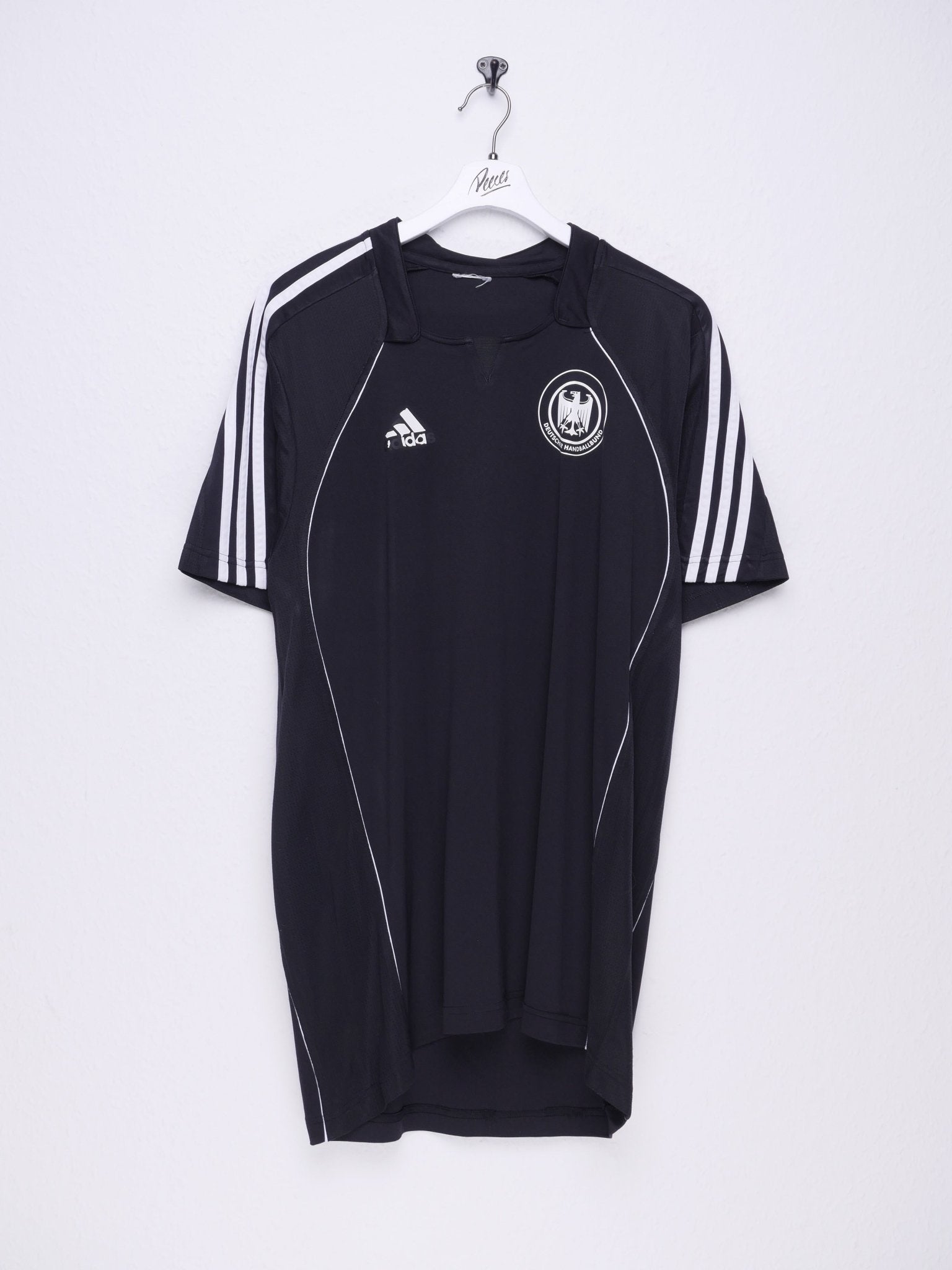 adidas printed Logo black DFB Soccer Jersey Shirt - Peeces