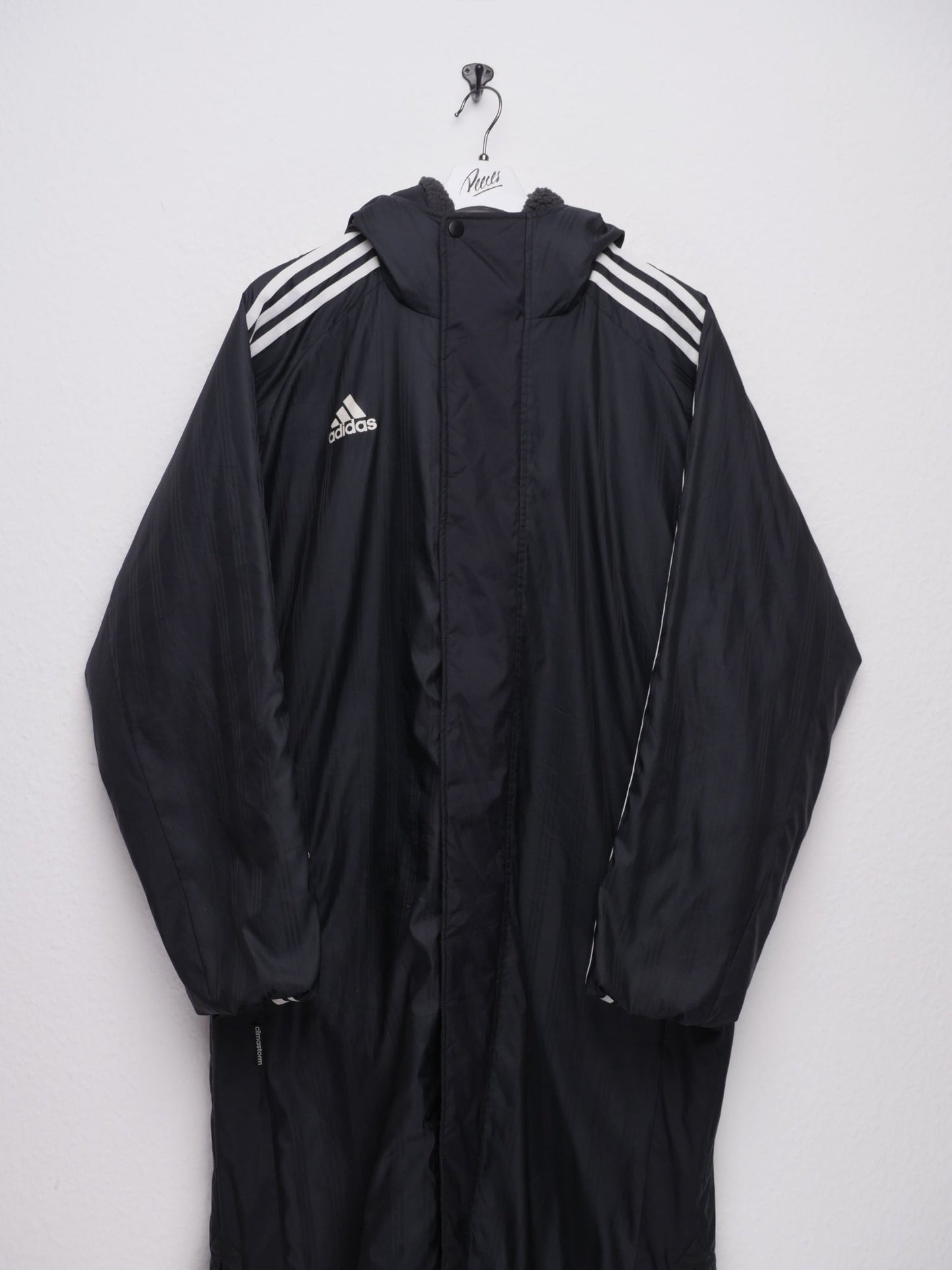 Adidas printed Logo black Maxi Heavy Jacke - Peeces