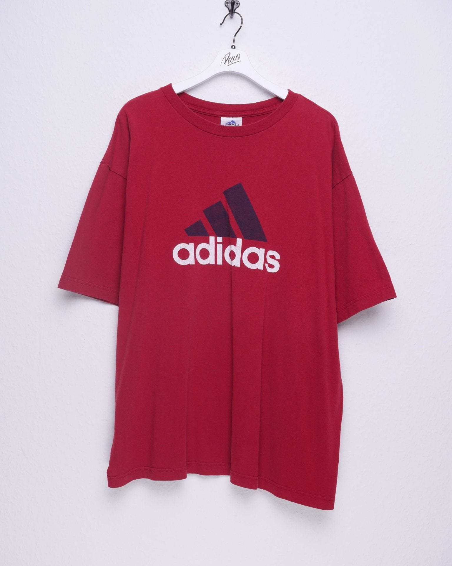 adidas printed Logo red Shirt - Peeces