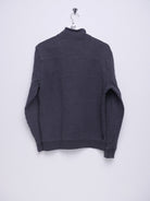 Calvin Klein Metal Logo grey Half Zip Sweater - Peeces