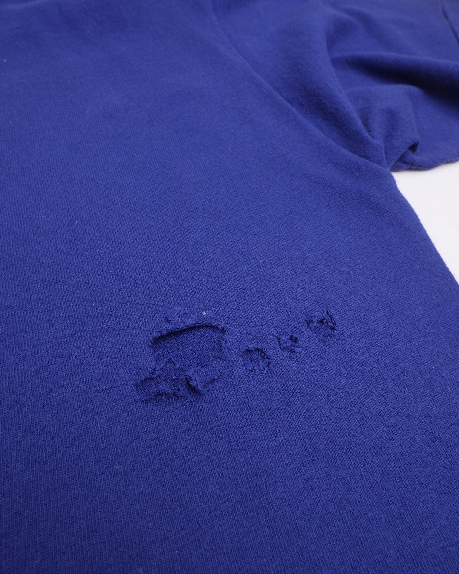 Champion embroidered Logo blue Vintage Shirt - Peeces