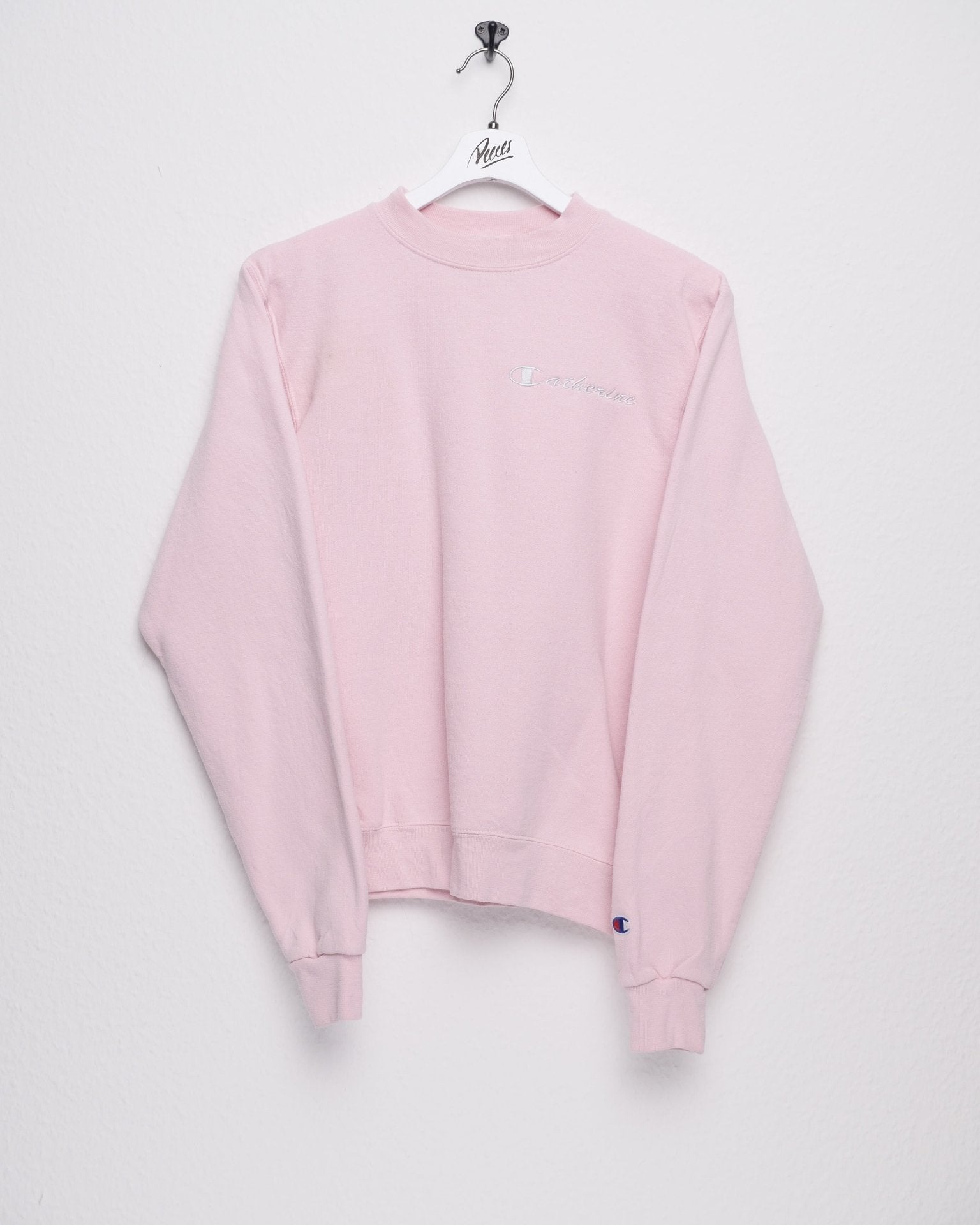 champion embroidered Logo Vintage Sweater - Peeces