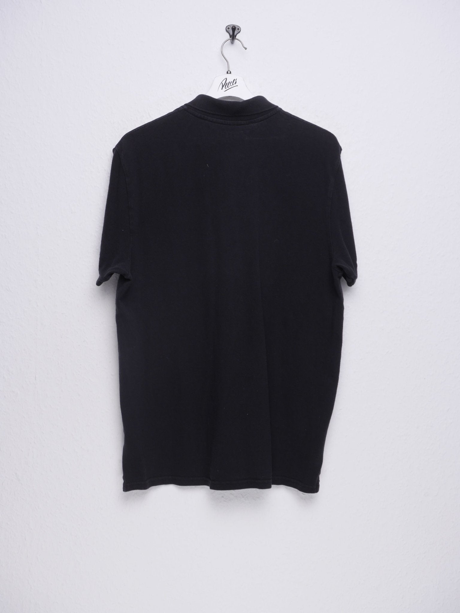 Classic plain black Polo Shirt - Peeces