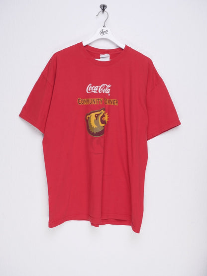 Coca-Cola Community Corner printed Graphic red Shirt - Peeces