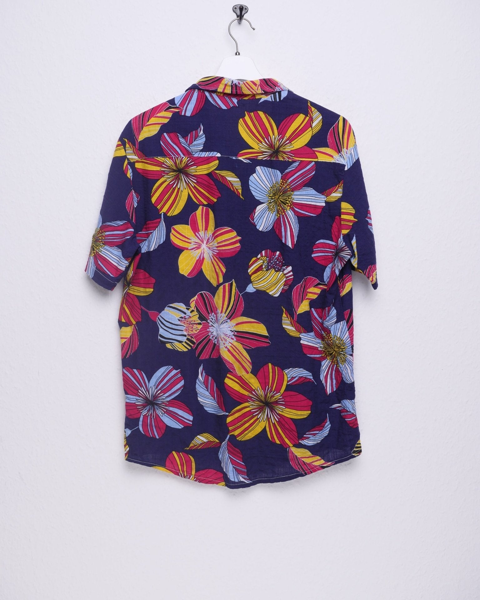 Copy of Colorful Flowers printed S/S Hemd - Peeces